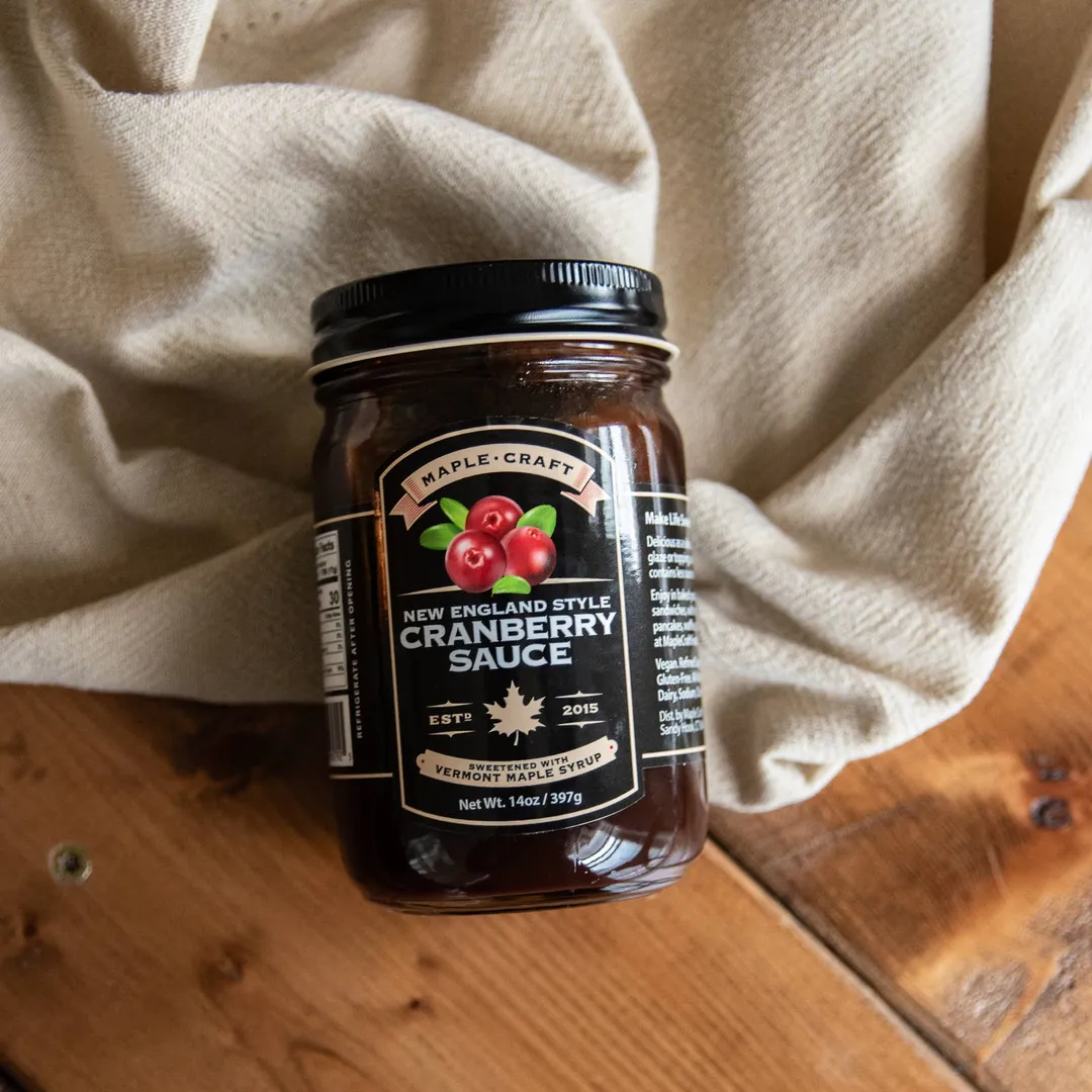 Maple-Crafted New England Cranberry Sauce, 14oz.
