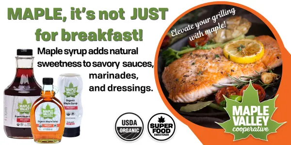 Maple Syrup Organic Dark & Robust 12 oz. Squeeze Bottle