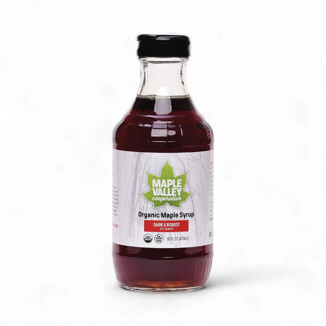 Maple Syrup Organic Dark & Robust 16 oz. Glass Decanter