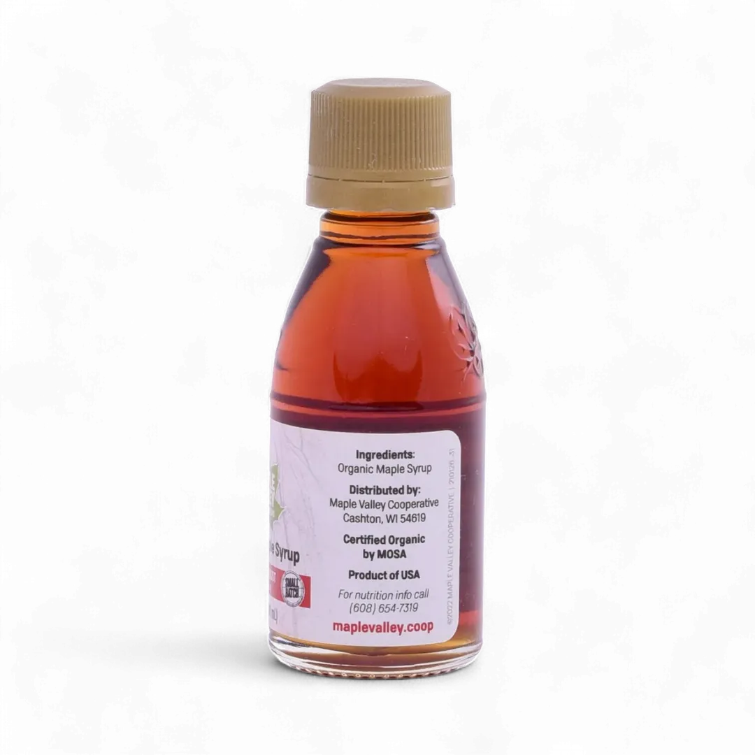 Maple Syrup Organic Dark & Robust 1 oz. Nip