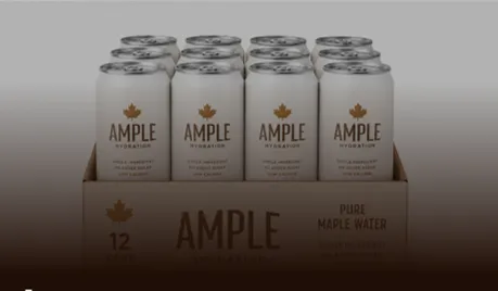 Ample Hydration Pure Maple Water - 12 pack of 12 oz cans