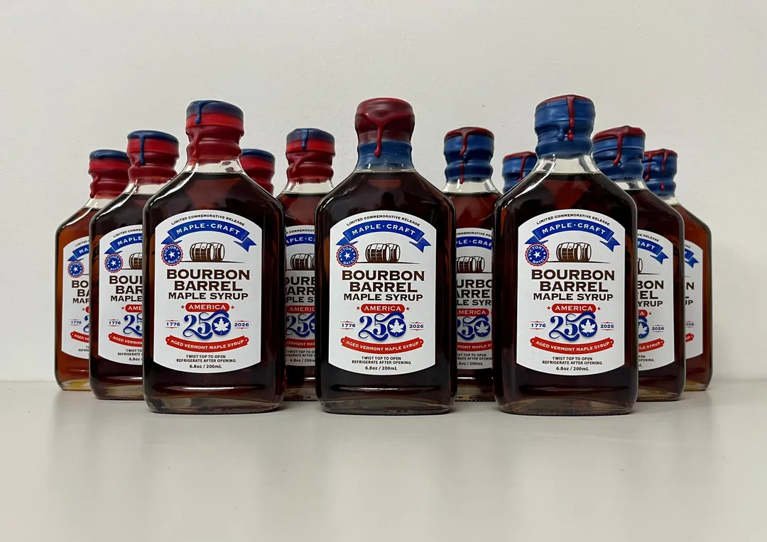 America 250 Limited Victory Batch - Bourbon Barrel Aged Maple Craft Syrup, 200ml