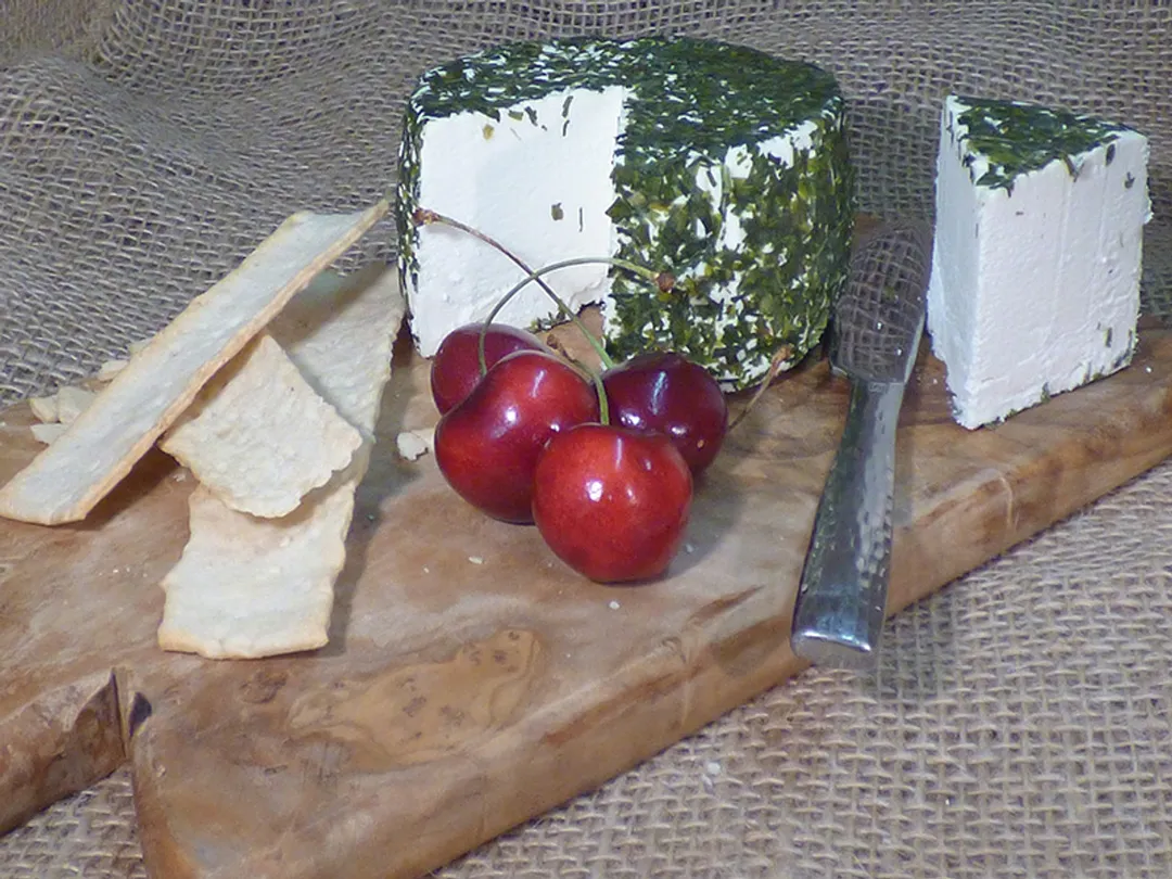 Smoked Ricotta with Juniper & Chives – Sheep’s Milk Ricotta 