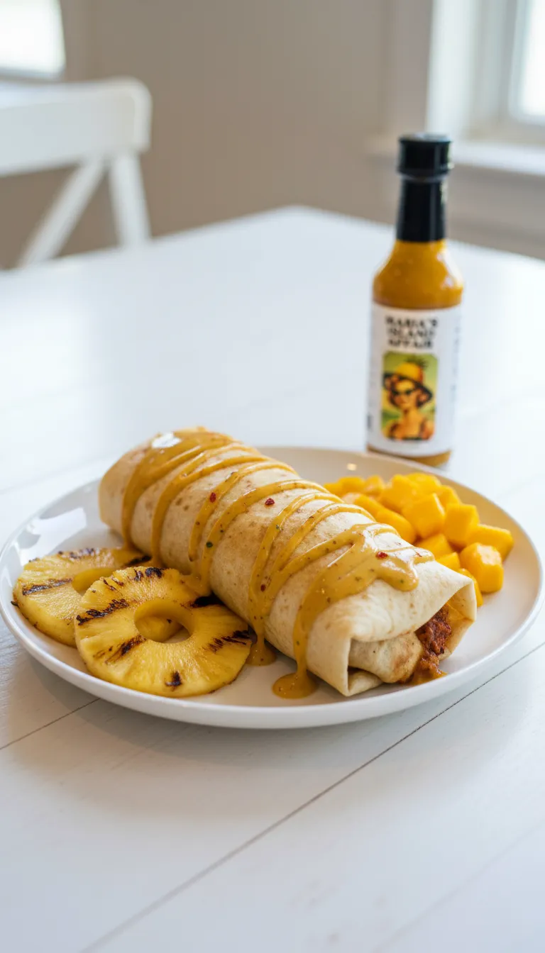 Island Affair - Tropical Pineapple Hot Sauce | Caribbean Habanero Sauce with Lime | Artisan Craft