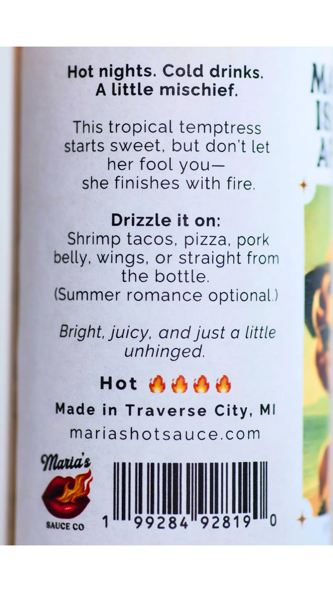 Island Affair - Tropical Pineapple Hot Sauce | Caribbean Habanero Sauce with Lime | Artisan Craft