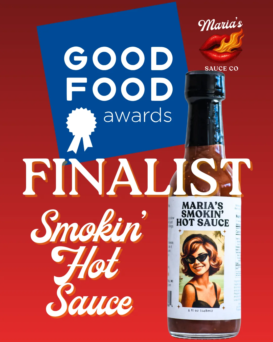 Smokin' Hot Sauce - Artisan Habanero Hot Sauce with Hickory Smoke | Small Batch Craft Hot Sauce
