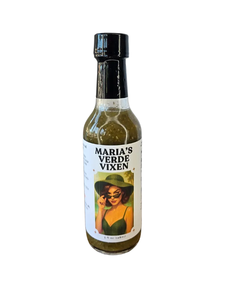 Verde Vixen - Artisan Jalapeño Hot Sauce | Green Hot Sauce with Tomatillo & Lime | Small Batch