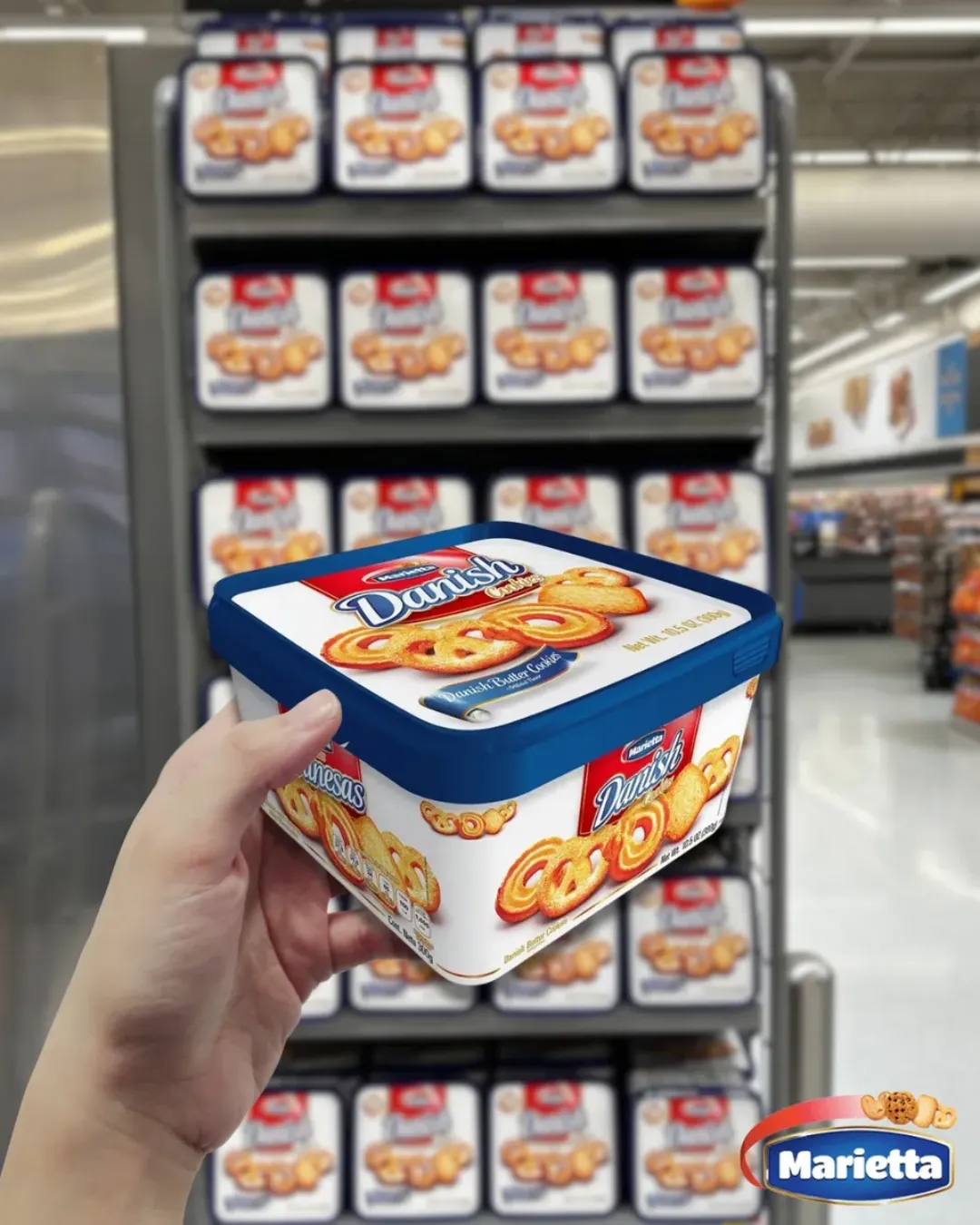 Danish Butter Style Cookies 10.5oz Tubs