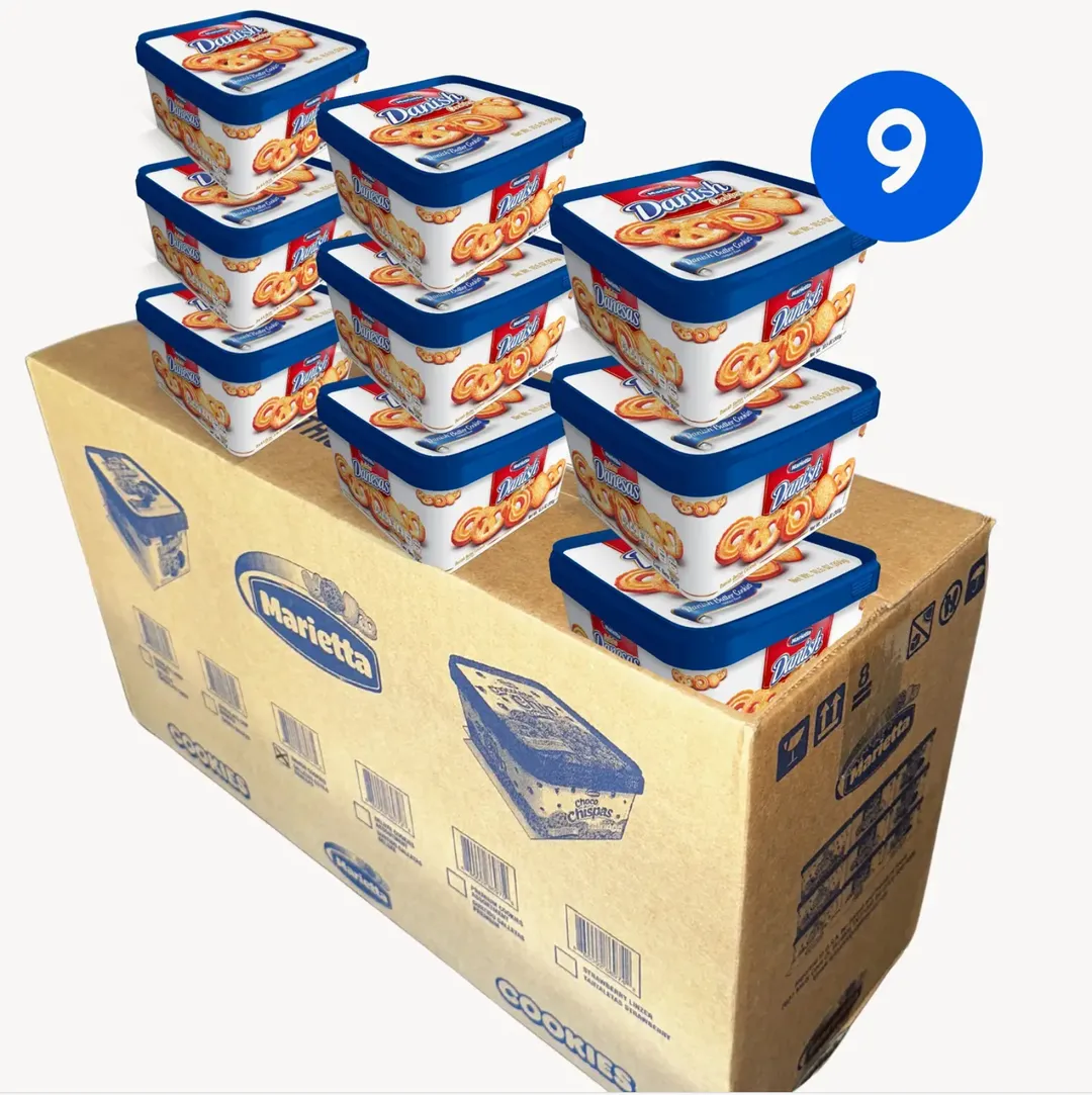 Danish Butter Style Cookies 10.5oz Tubs