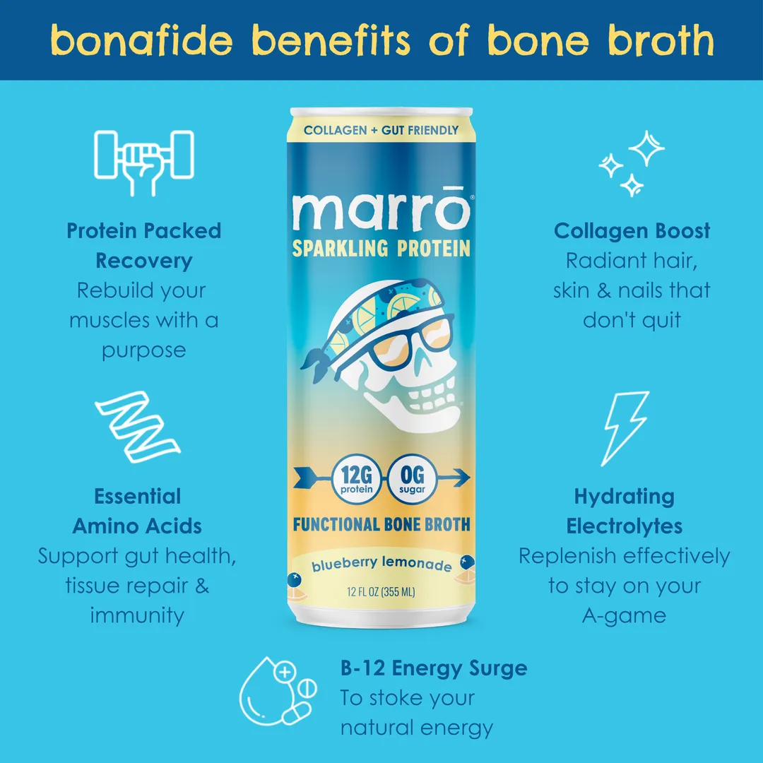 Blueberry Lemonade – Sparkling Functional Bone Broth