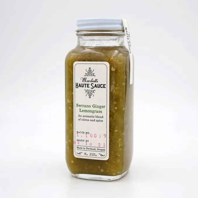Serrano Ginger Lemongrass Sauce
