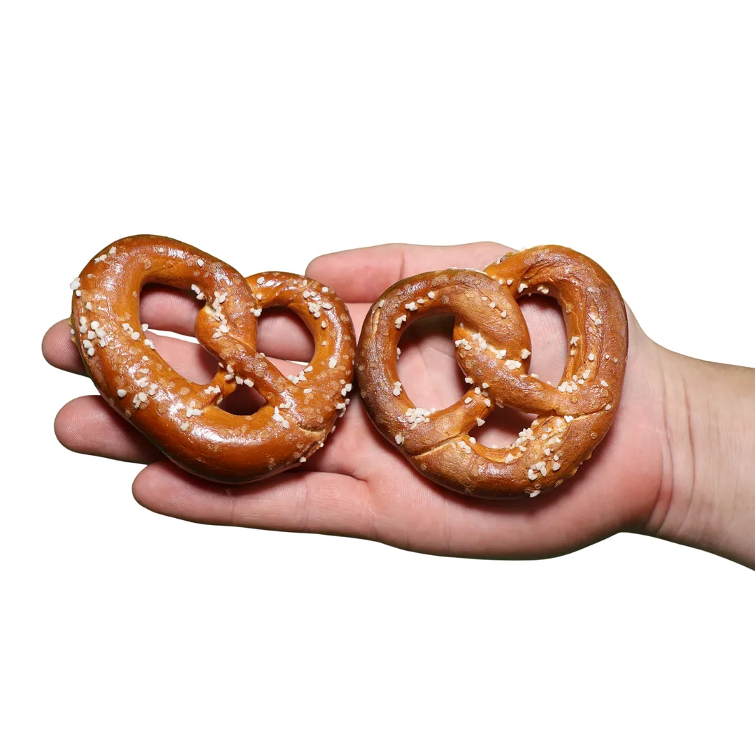 Handmade Sourdough Pretzels, Salted – 10, 8oz bags