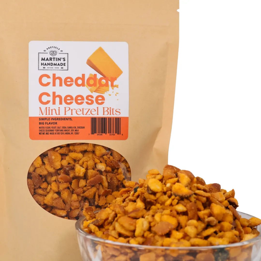 Cheddar Cheese Mini Pretzel Bits