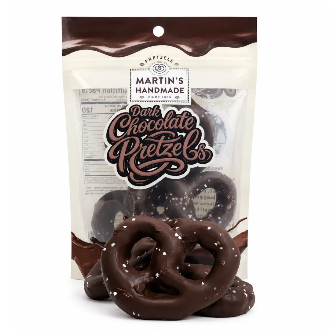 Dark Chocolate Pretzels – 6/3 Pack