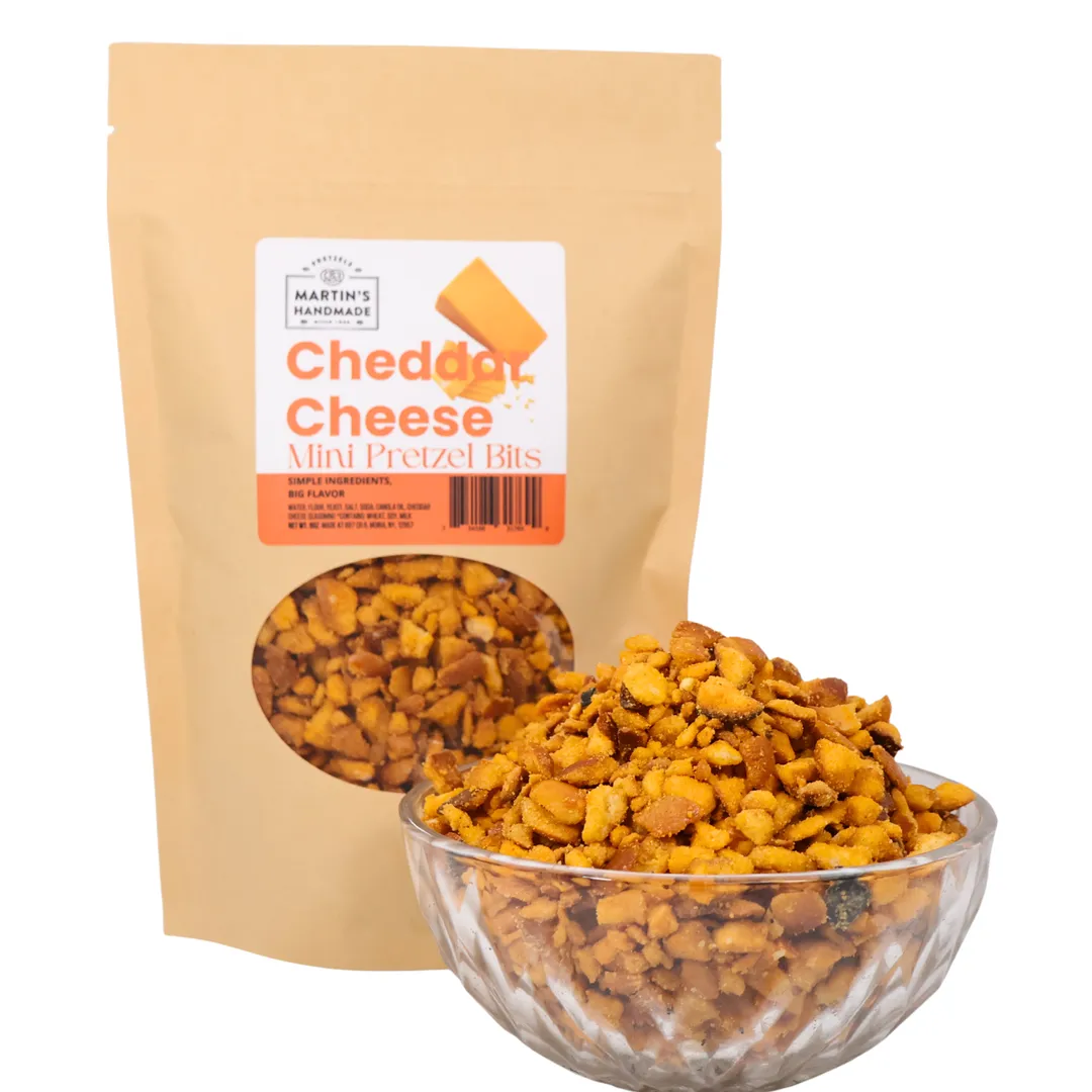 Cheddar Cheese Mini Pretzel Bits