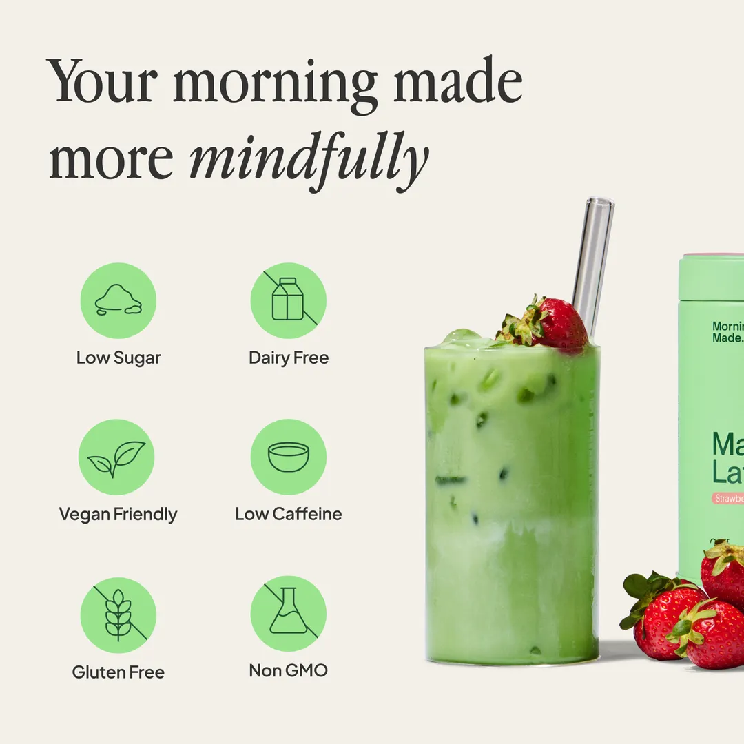 Strawberry Matcha Latté