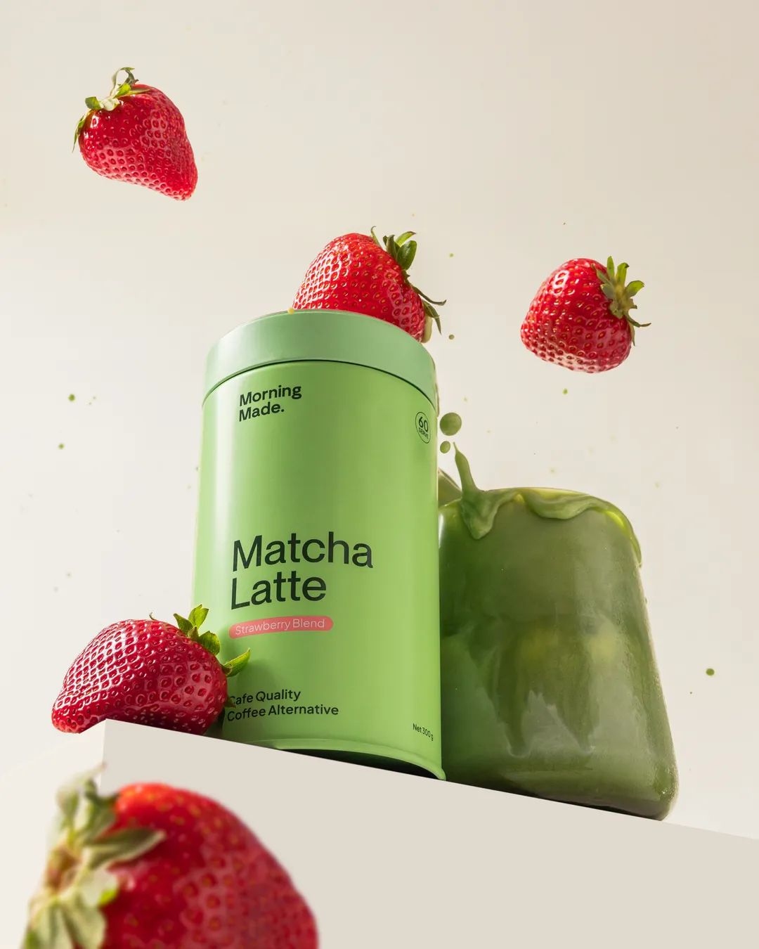 Strawberry Matcha Latté
