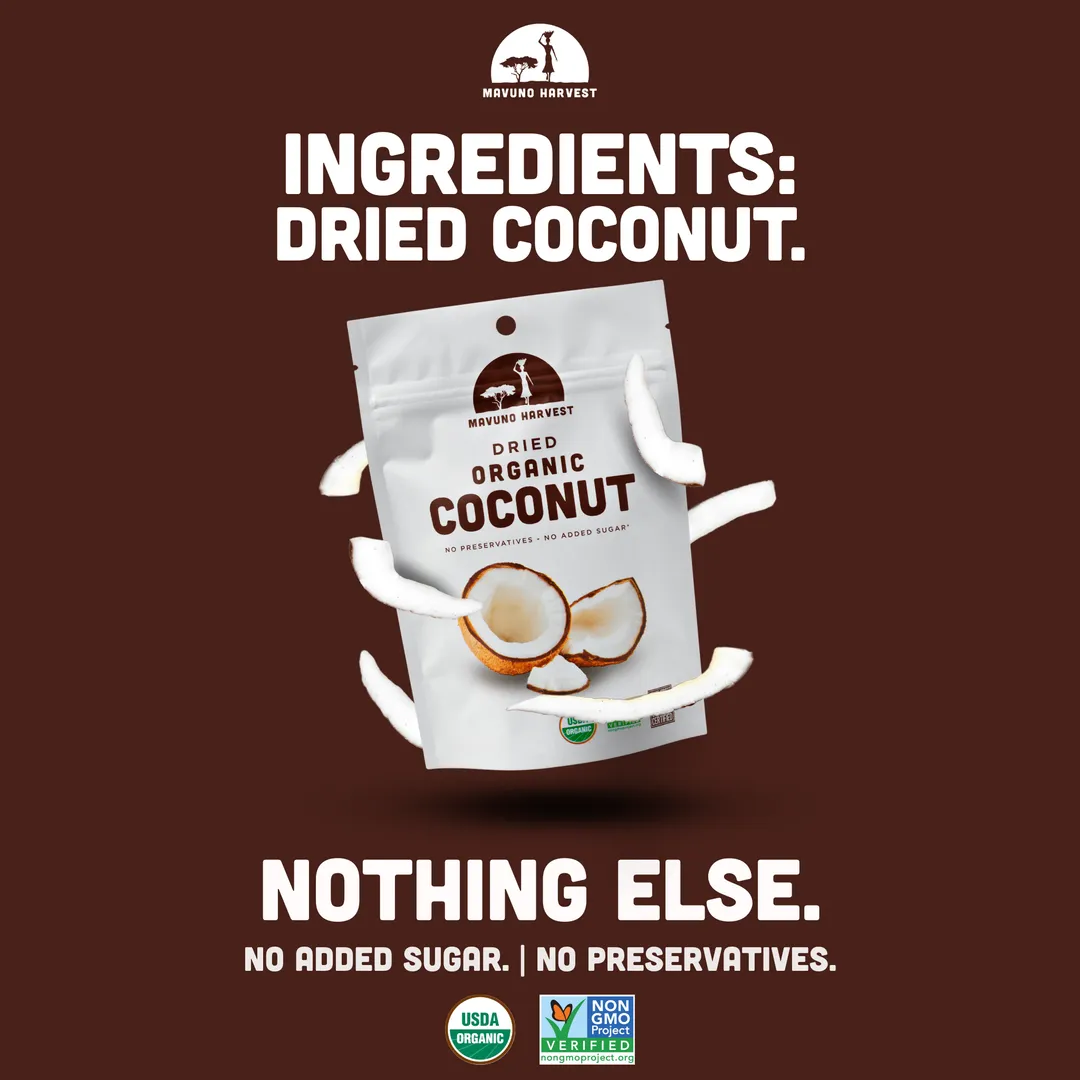 Organic Dried Coconut - 6 oz