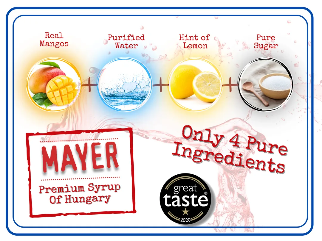 Mayer Premium Mango syrup - Award-Winner, Handcrafted (500 ml)