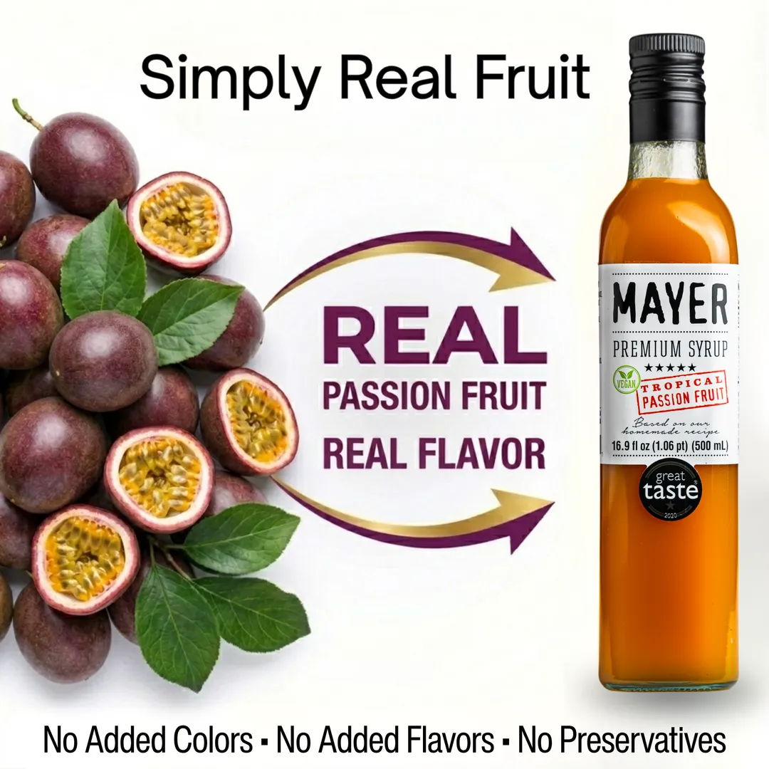 Mayer Premium Tropical Passion Fruit Syrup