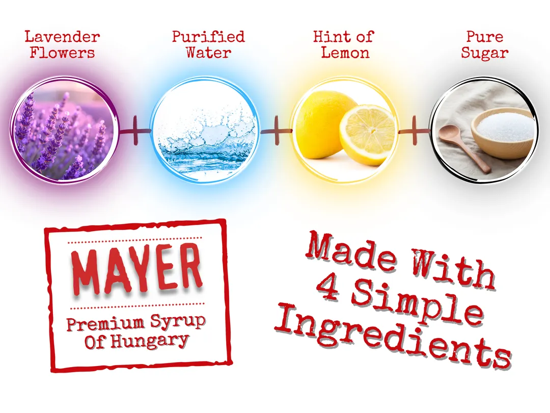Mayer Premium Hungarian Lavender Blossom Syrup