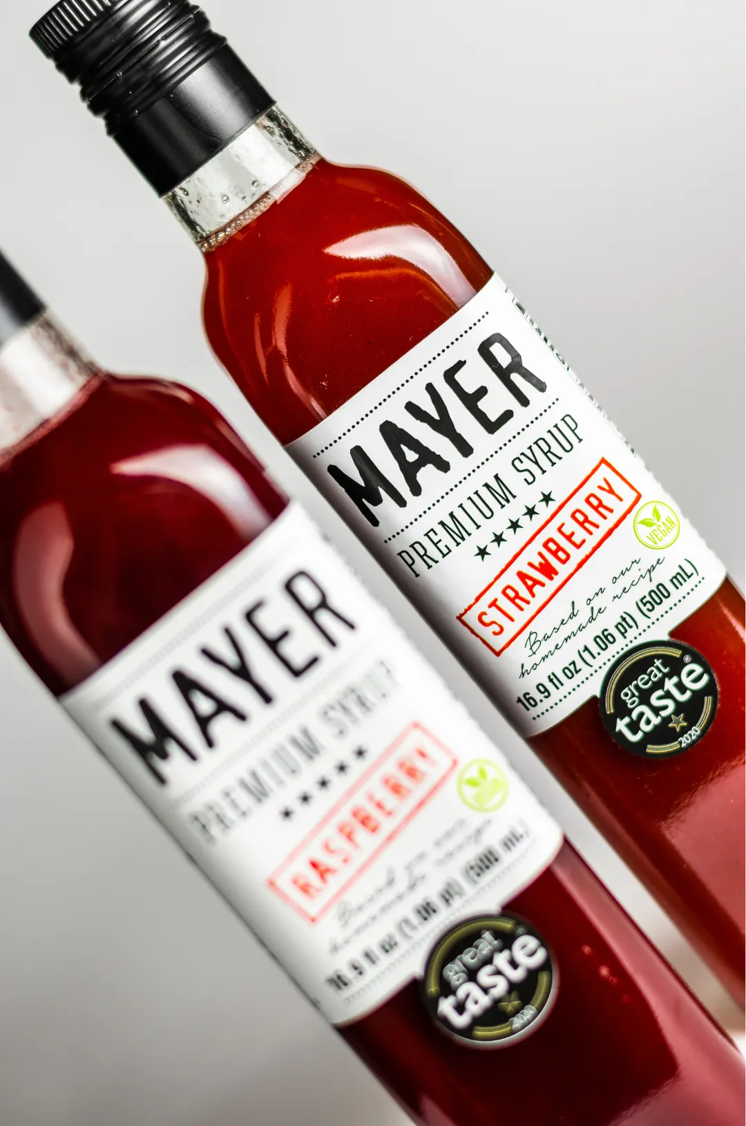 Mayer Premium Strawberry syrup - Award-Winner (500 ml)