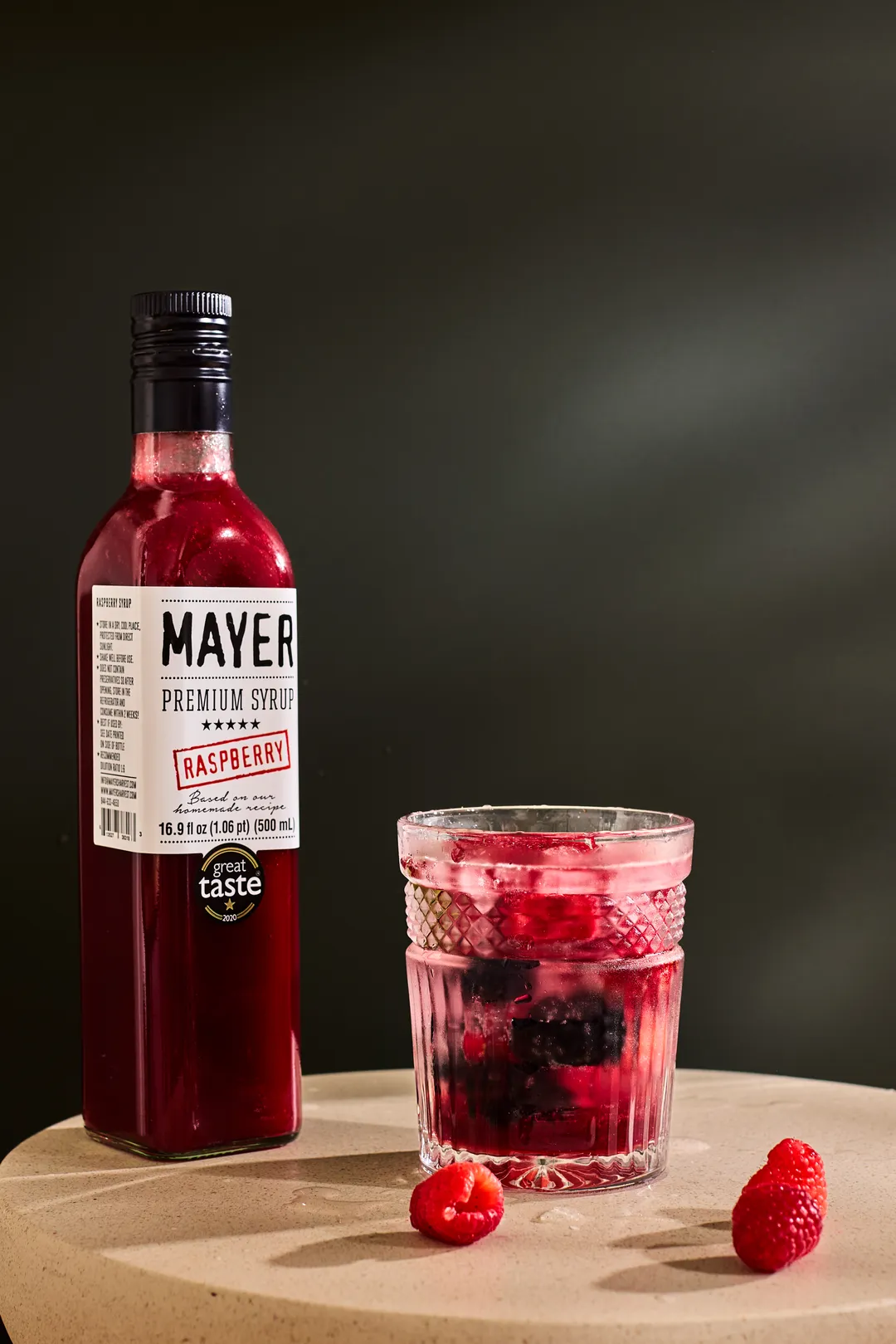 Mayer Premium Hungarian Raspberry Syrup – International Award-Winner