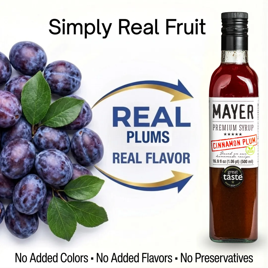 Mayer Premium Hungarian Cinnamon Plum Syrup