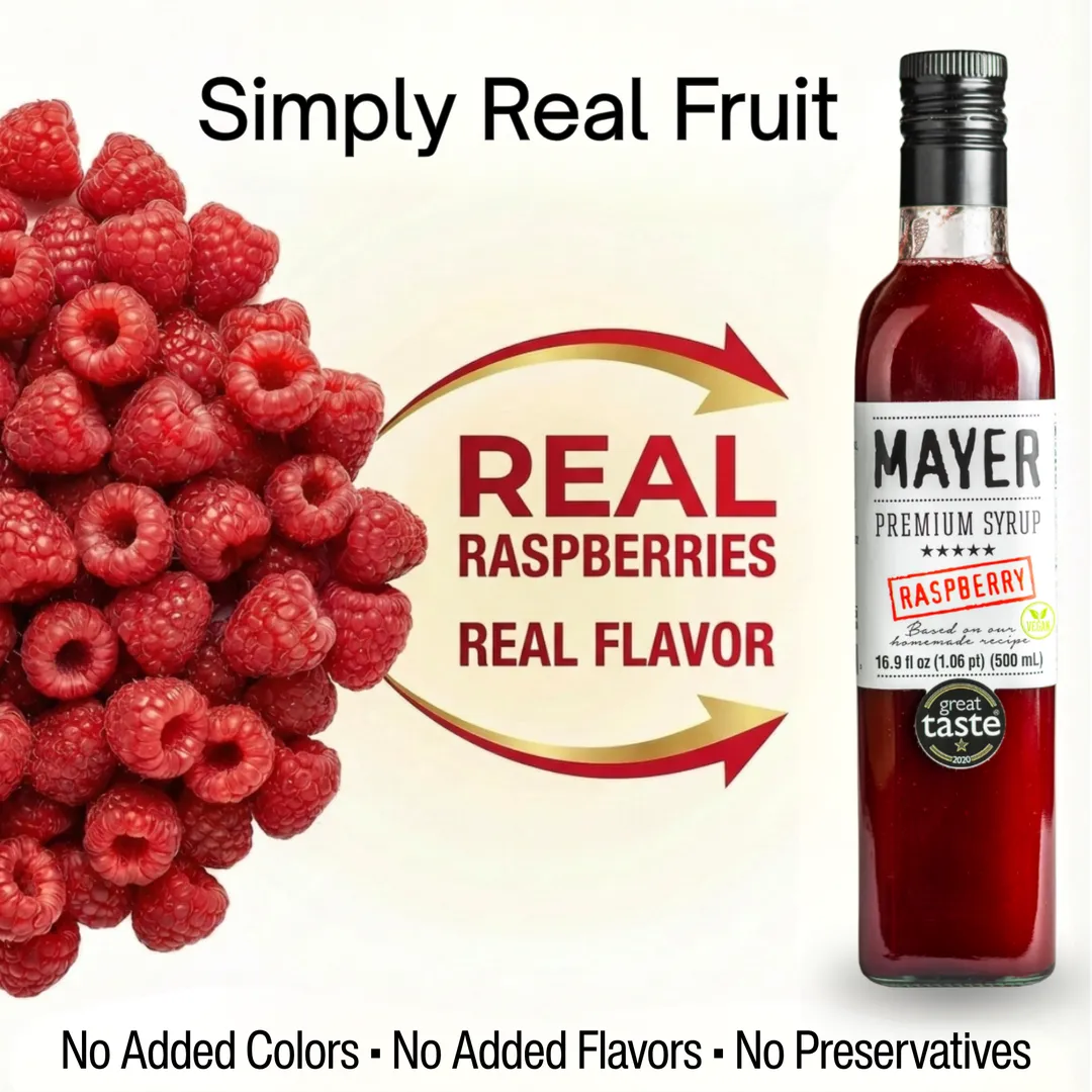Mayer Premium Hungarian Raspberry Syrup – International Award-Winner