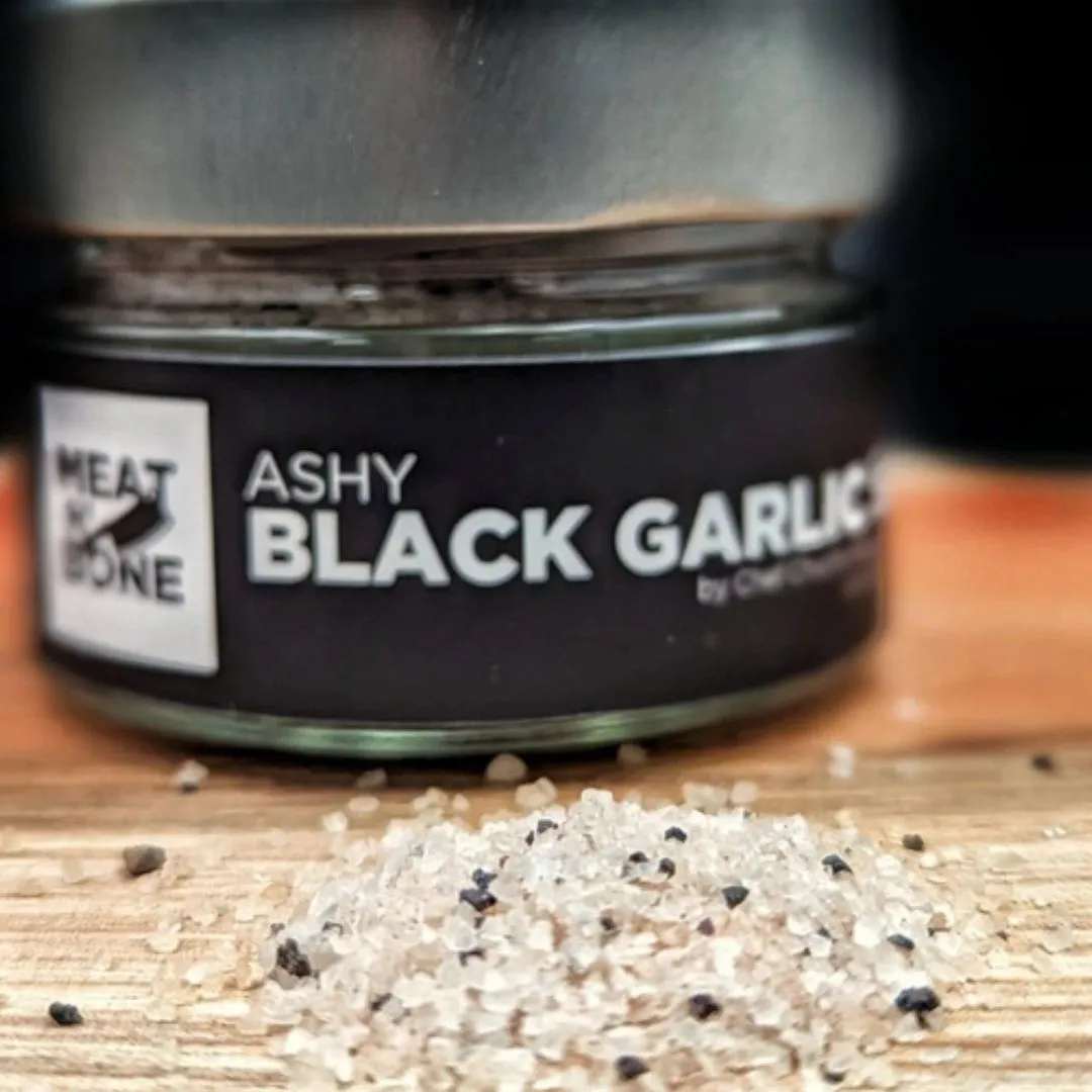 Ashy Black Garlic Salt