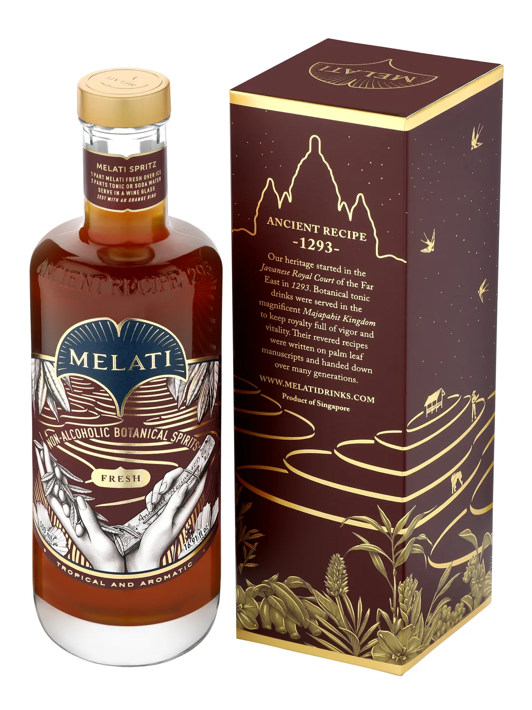 Melati Fresh Zero-Alcohol Botanical Spirit (with Gift Box)