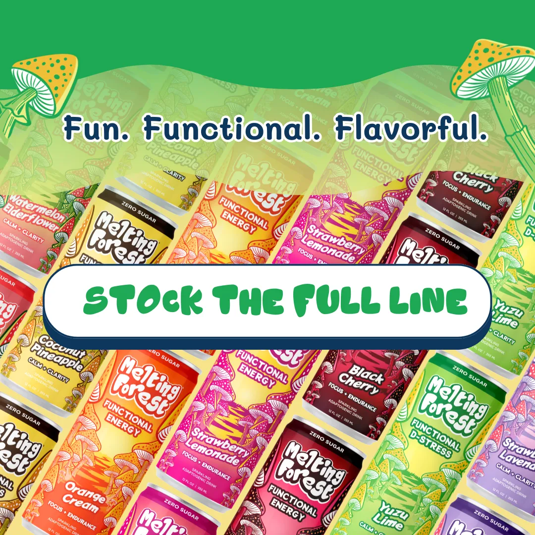 Melting Forest D-Stress Sparkling Water – Yuzu Lime 