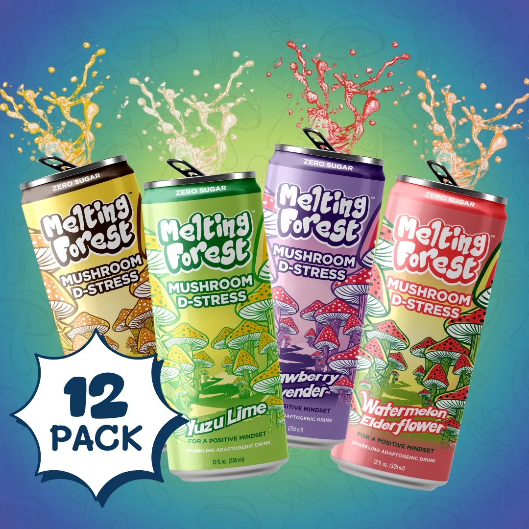 Melting Forest D-Stress Sparkling Water – Variety Pack