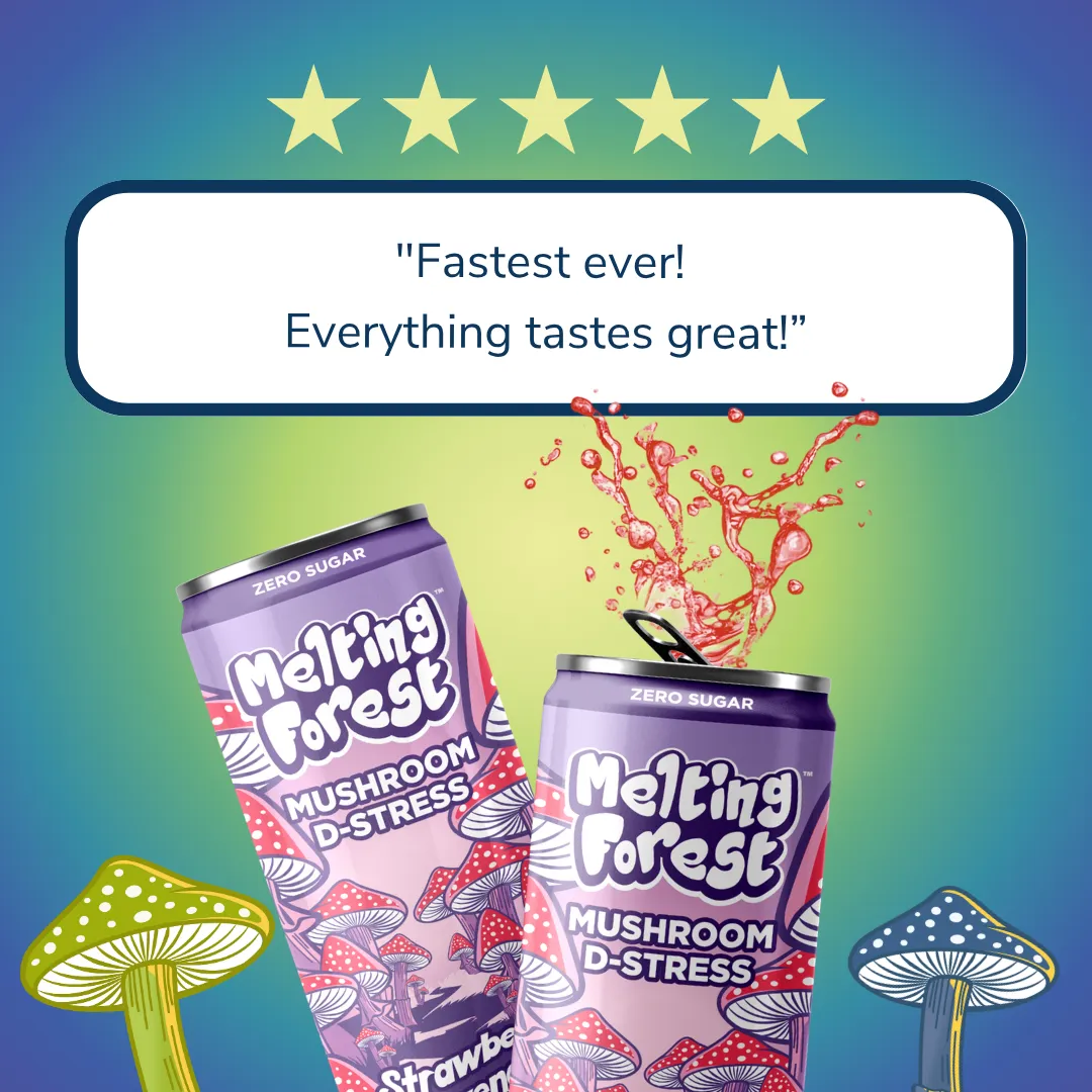 Melting Forest D-Stress Sparkling Water – Variety Pack