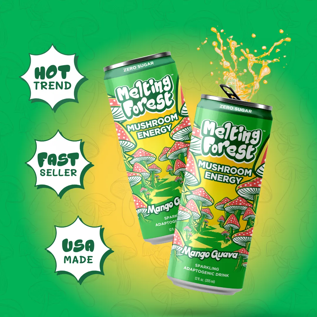 Melting Forest Energy Sparkling Water – Mango Guava