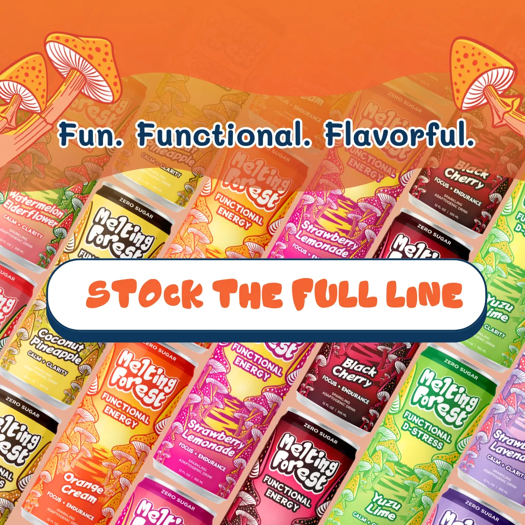 Melting Forest Energy Sparkling Water – Orange Cream