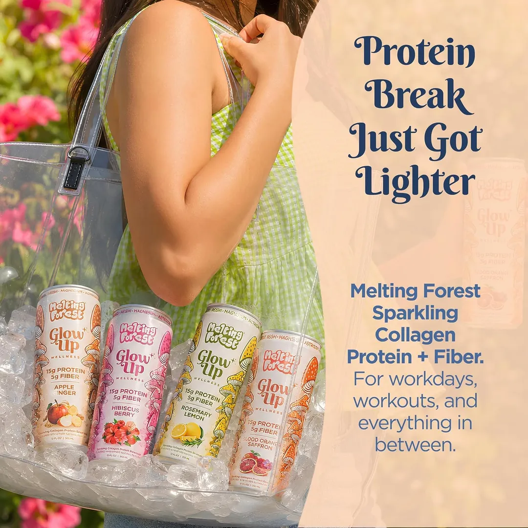 Melting Forest Glow Up Sparkling Collagen Protein – Variety Pack
