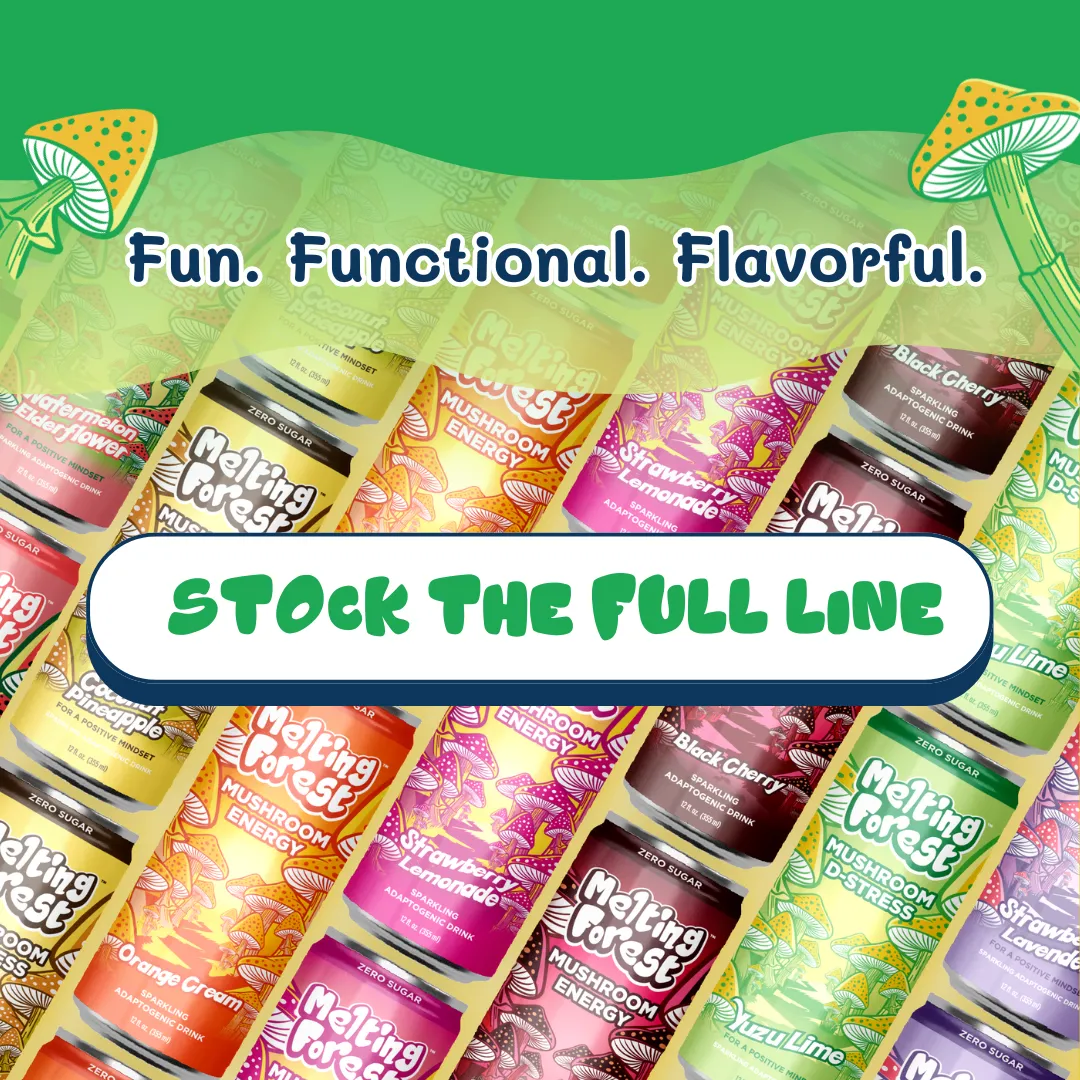 Melting Forest D-Stress Sparkling Water – Yuzu Lime 