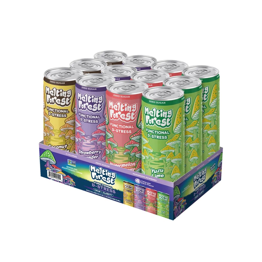 Melting Forest D-Stress Sparkling Water – Variety Pack