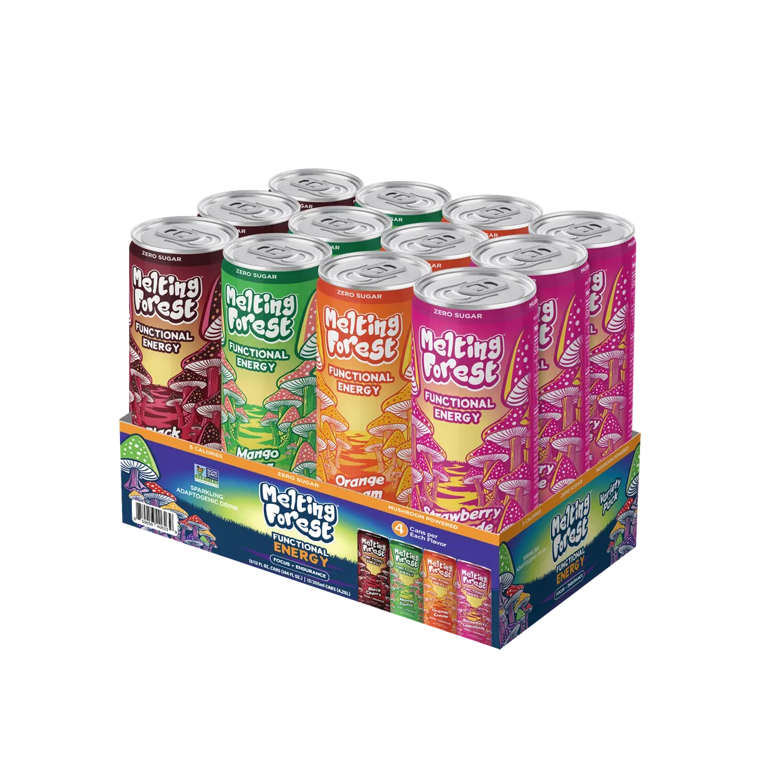 Melting Forest Energy Sparkling Water – Variety Pack
