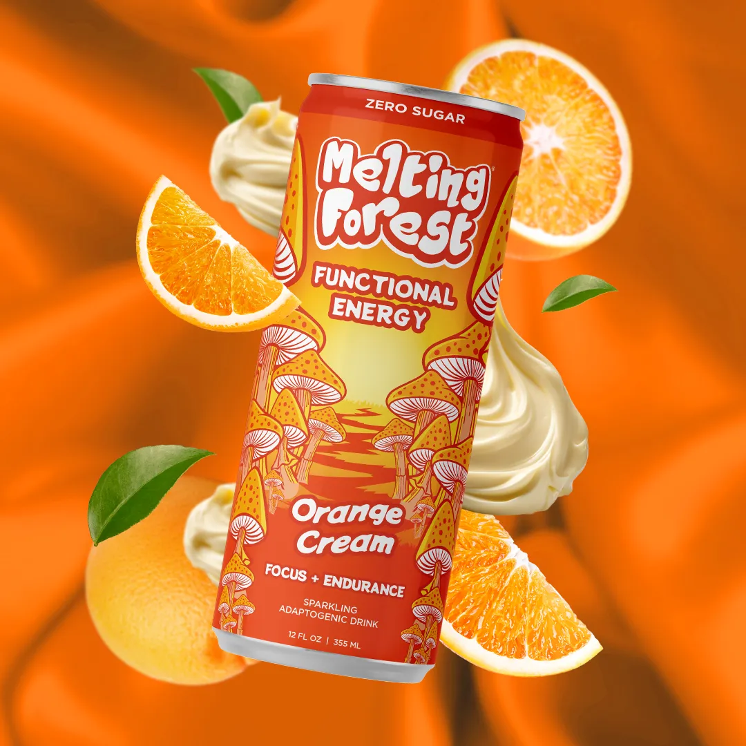 Melting Forest Energy Sparkling Water – Orange Cream