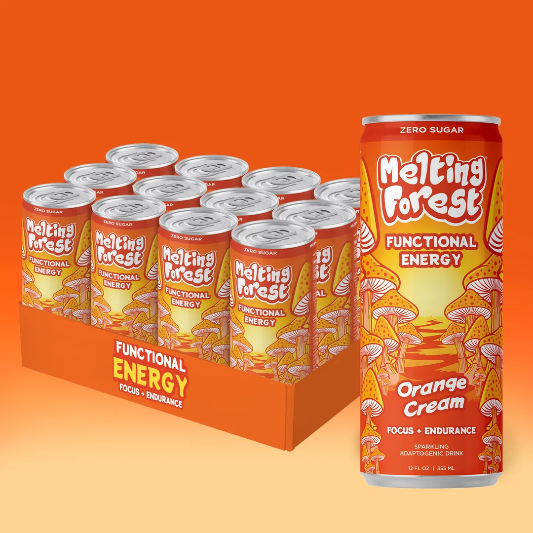 Melting Forest Energy Sparkling Water – Orange Cream