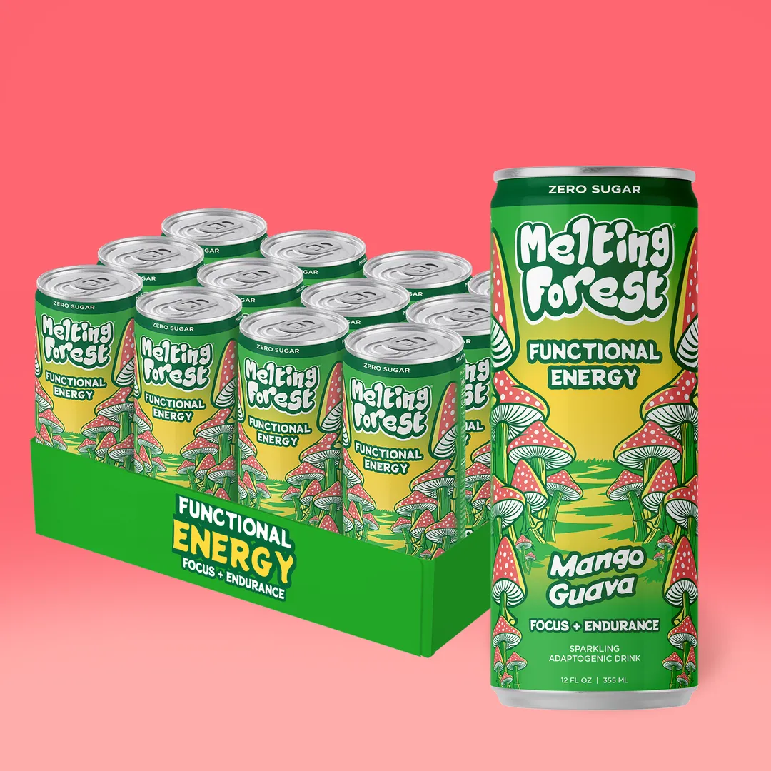 Melting Forest Energy Sparkling Water – Mango Guava