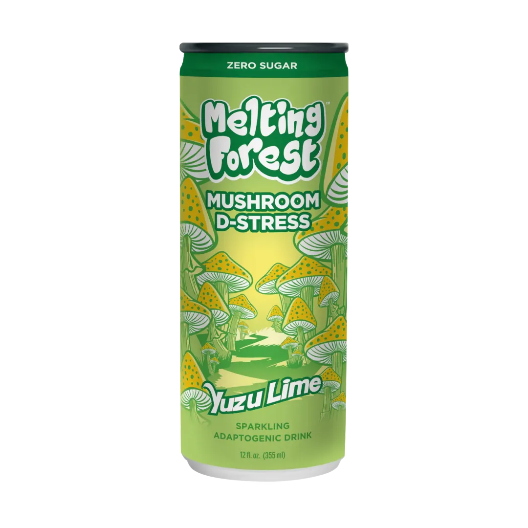 Melting Forest D-Stress Sparkling Water – Yuzu Lime 