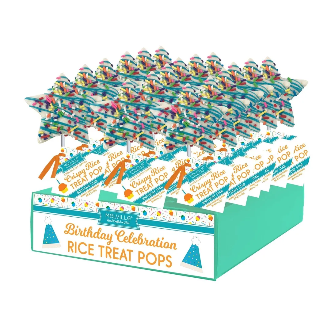 Birthday Celebration Star Rice Treat Pops variant