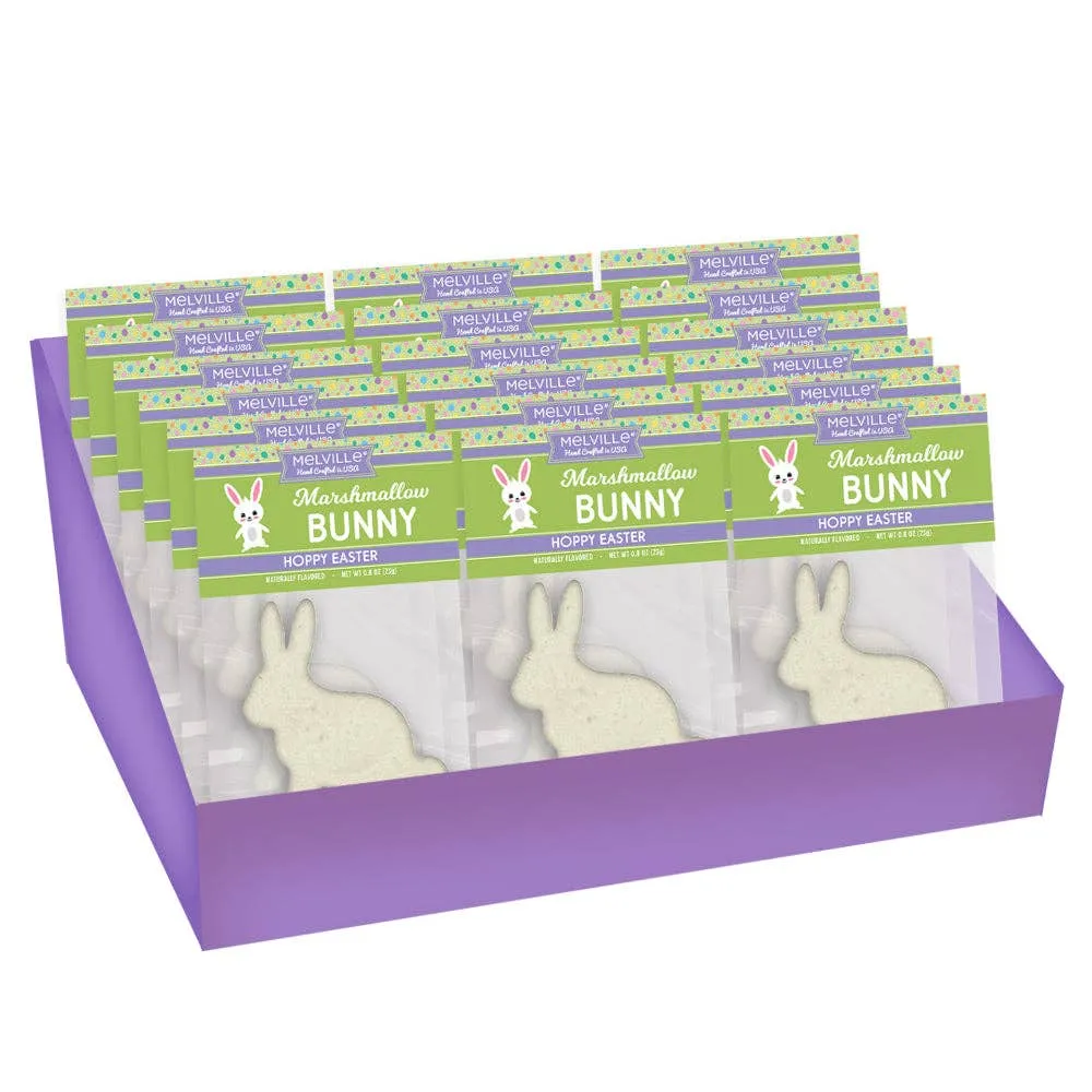 Bunny Marshmallow Toppers 4ct Gusset Bag