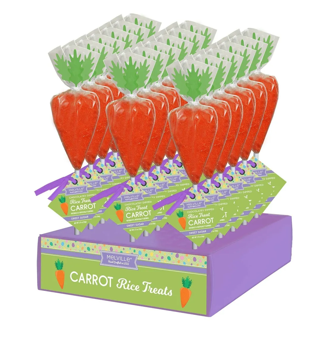 Carrot Rice Treat Pops variant