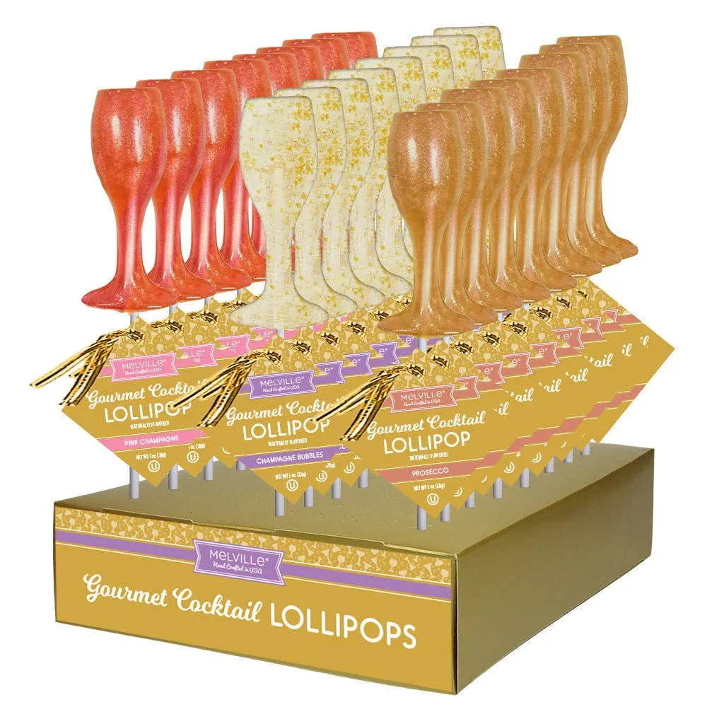 Champagne Flute Lollipops - Assorted variant
