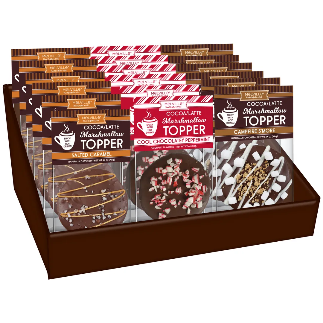 Chocolatey-Dipped Marshmallow Toppers - Assorted variant