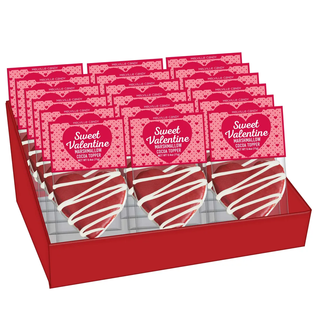 Chocolatey Heart Marshmallow Toppers variant